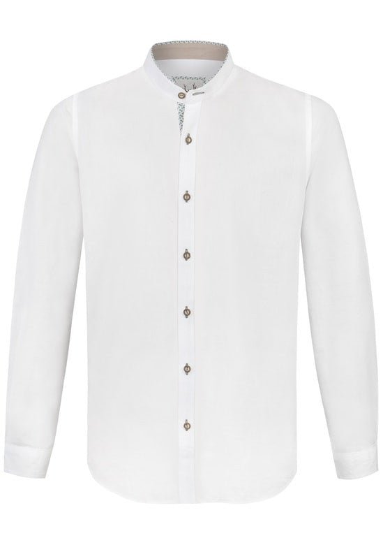 Trachtenhemd - Herrenhemd Raffa grün - Dirndl.com