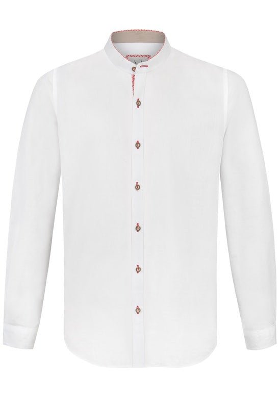 Trachtenhemd - Herrenhemd Raffa rot - Dirndl.com