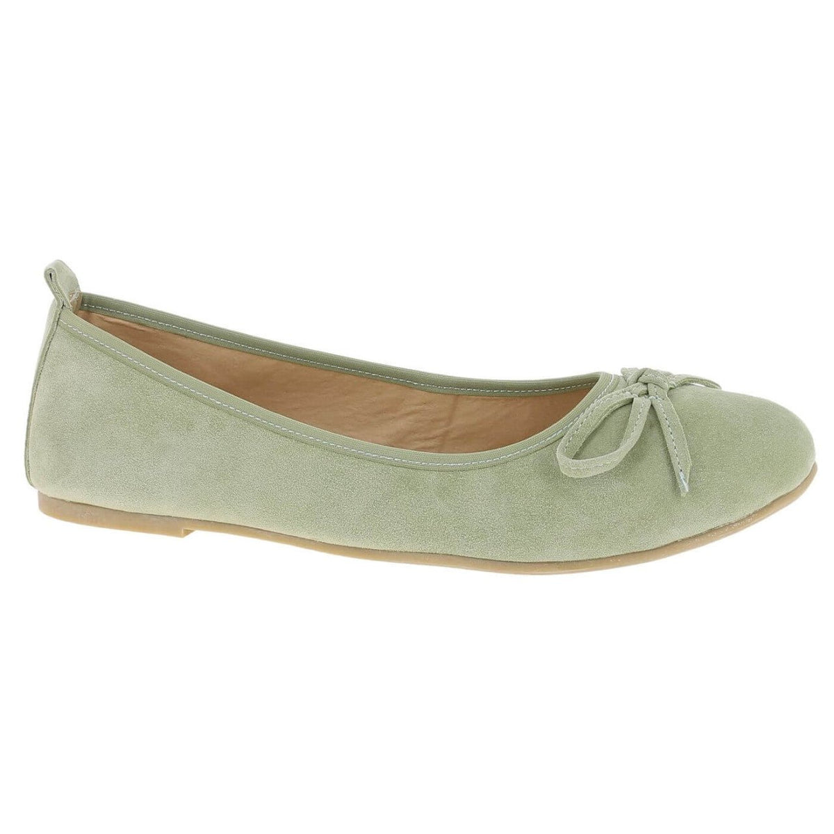 Trachtenschuh - Ballerinas Iris kaki - Dirndl.com
