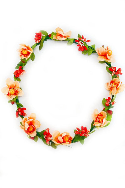 Haarkranz - Leichter Haarkranz in Apricot - Dirndl.com