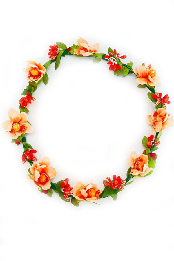 Haarkranz - Leichter Haarkranz in Apricot - Dirndl.com