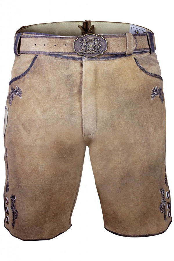 Lederhose - Kurze Wildbock Lederhose Linus - Dirndl.com
