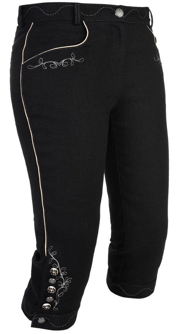 Lederhose - Leinenhose Recke mit Lederhosenoptik - Dirndl.com