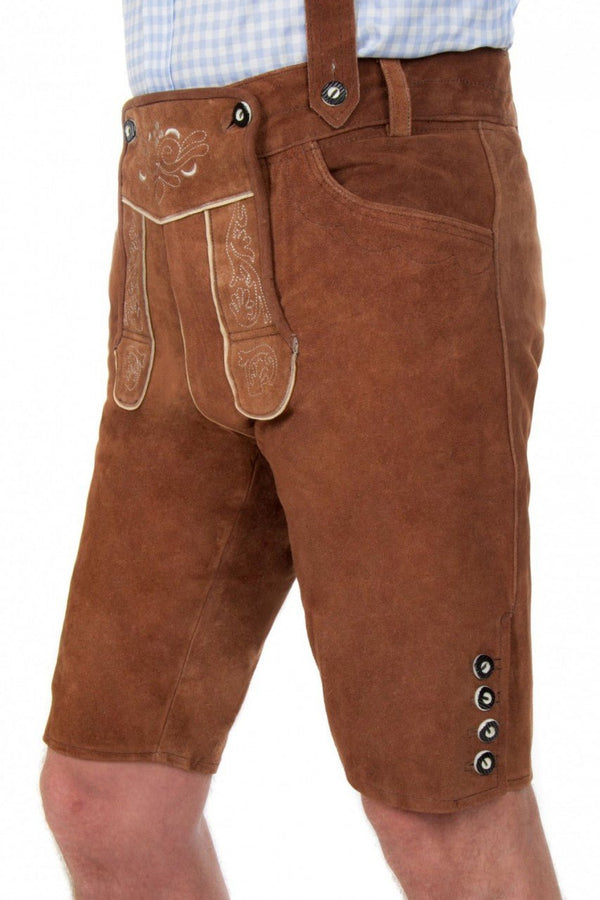 Lederhose - Lederhose Xaver hellbraun - Dirndl.com