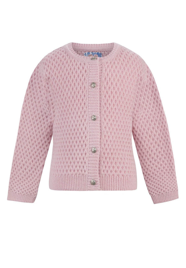 Trachtenjacke - Kinderstrickjacke Franca rose - Dirndl.com
