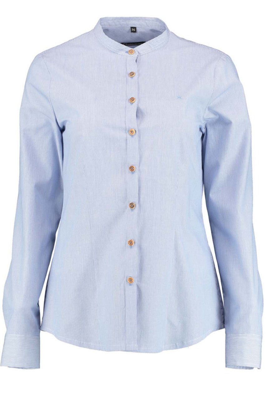 Trachtenbluse - Damenbluse Sylvie marine - Dirndl.com