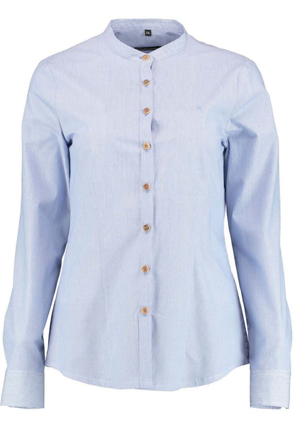 Trachtenbluse - Damenbluse Sylvie marine - Dirndl.com